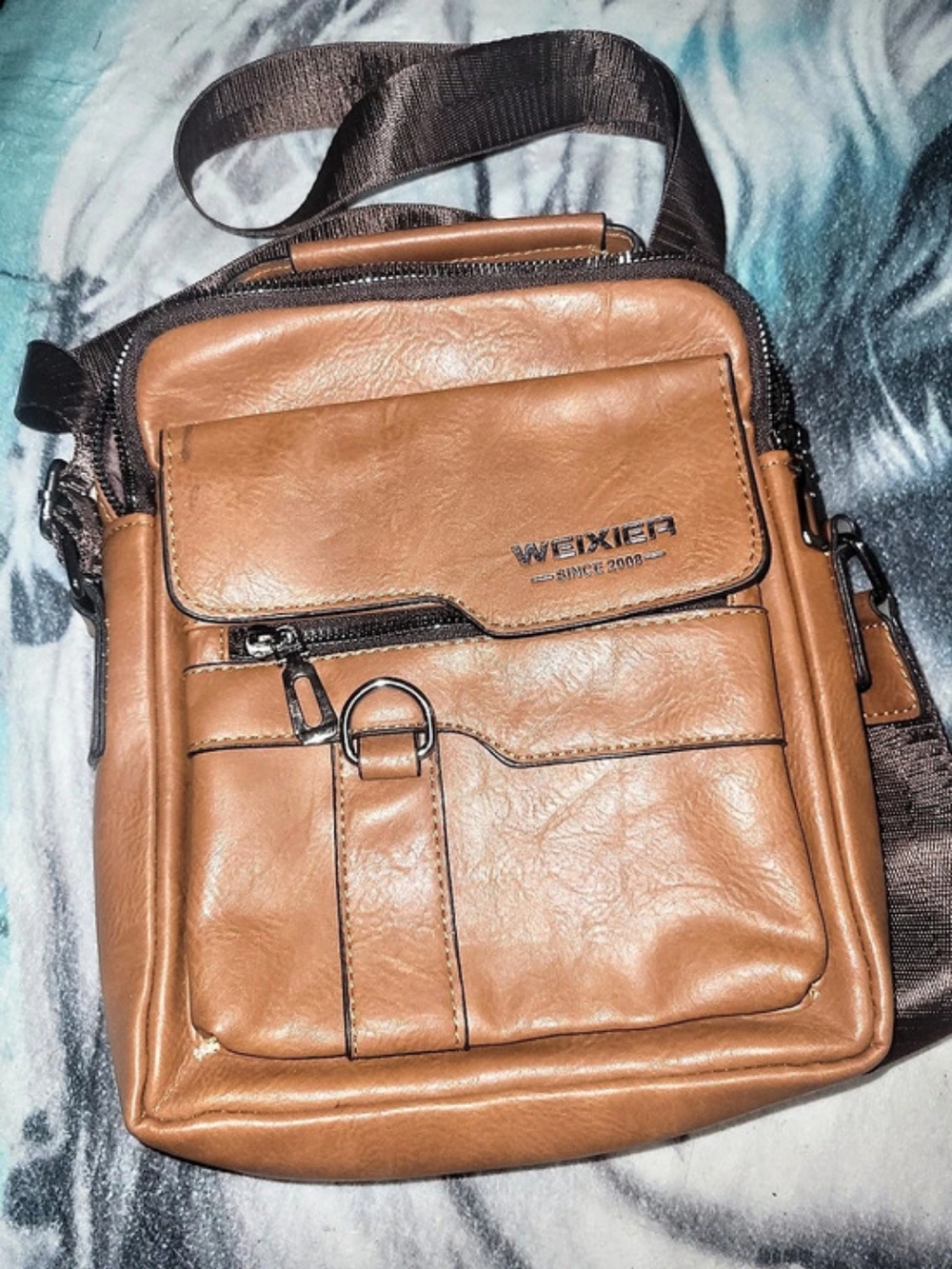 WEXIER Crossbody Backpack in Brown